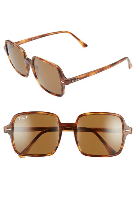 mens square ray ban sunglasses|ray ban 53mm square sunglasses.